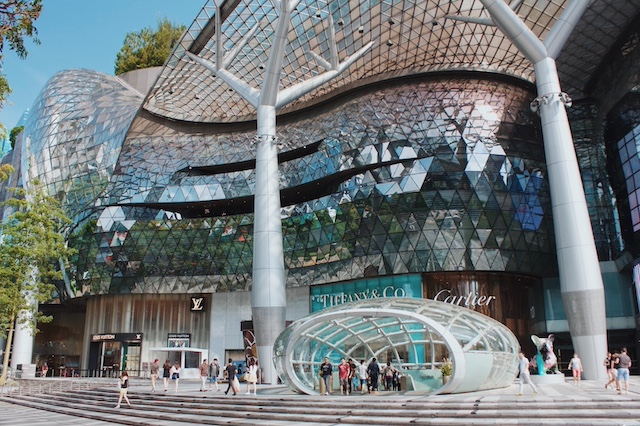 A modern shopping centre 
